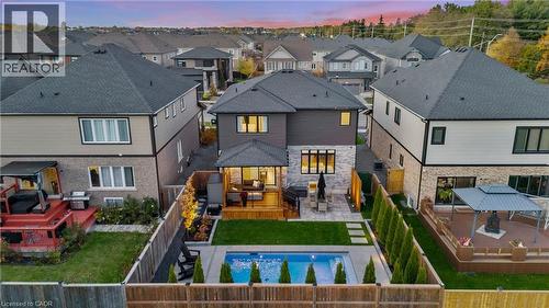 Back of house featuring a fenced backyard, a deck, a patio, and a gazebo - 236 Walker Road, Pelham, ON - Outdoor With Deck Patio Veranda