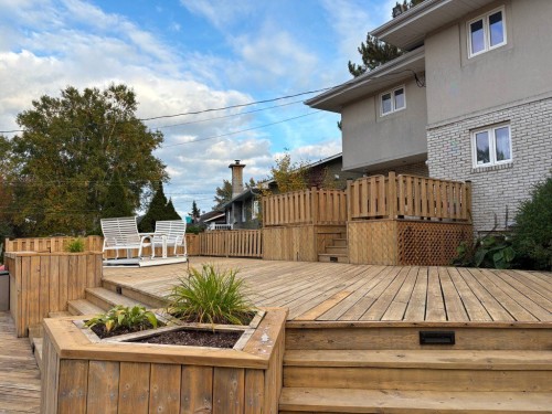 Terrasse - 193 Av. George, Rouyn-Noranda, QC - Outdoor With Deck Patio Veranda With Exterior