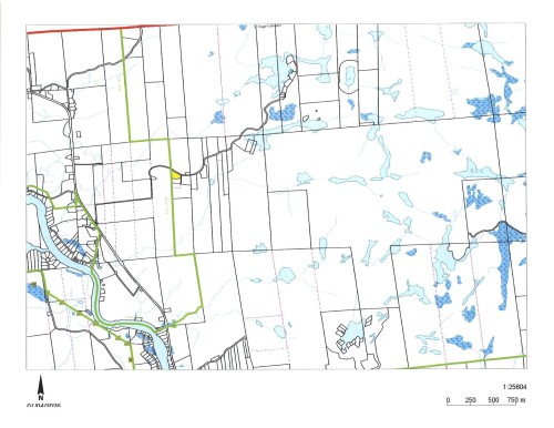 Plan (croquis) - Ch. Couture, L'Ange-Gardien, QC 