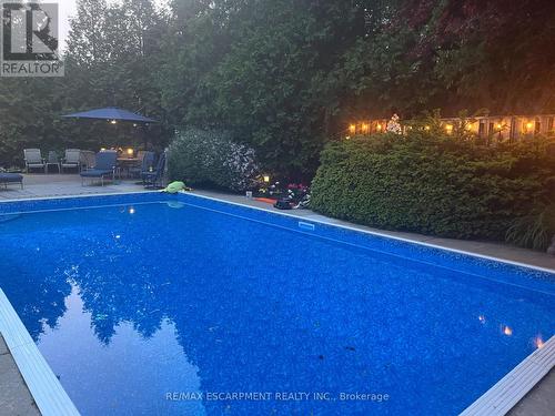 285 Glen Afton Drive, Burlington, ON - Outdoor With In Ground Pool With Backyard