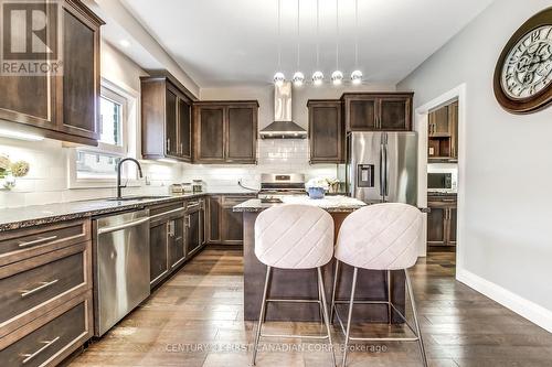 753 Superior Drive, London North (North B), ON - Indoor Photo Showing Kitchen With Stainless Steel Kitchen With Upgraded Kitchen