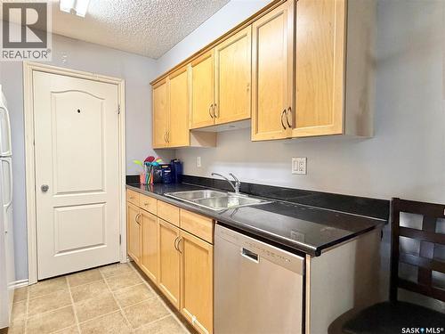 106A 1121 Mckercher Drive, Saskatoon, SK - Indoor Photo Showing Kitchen With Double Sink