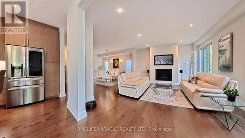 63 Ian Ormston Drive, Kitchener, ON - Indoor Photo Showing Living Room With Fireplace