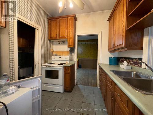 187 St George Street, Deseronto (Deseronto (Town)), ON - Indoor Photo Showing Kitchen With Double Sink
