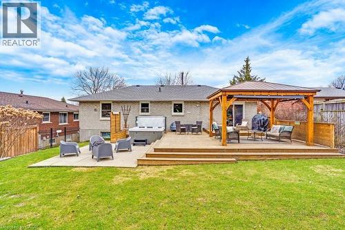 34 Leslie Avenue, Cambridge, ON - Outdoor With Deck Patio Veranda