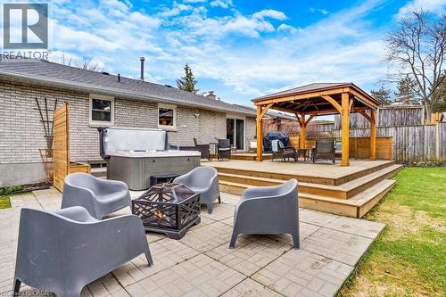 34 Leslie Avenue, Cambridge, ON - Outdoor With Deck Patio Veranda