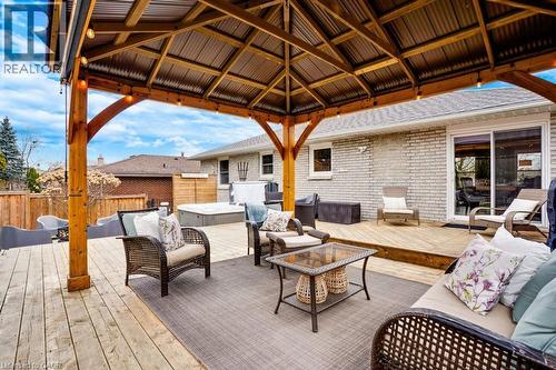 34 Leslie Avenue, Cambridge, ON - Outdoor With Deck Patio Veranda With Exterior