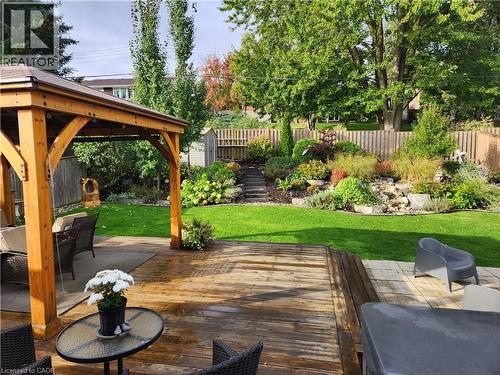 34 Leslie Avenue, Cambridge, ON - Outdoor With Deck Patio Veranda