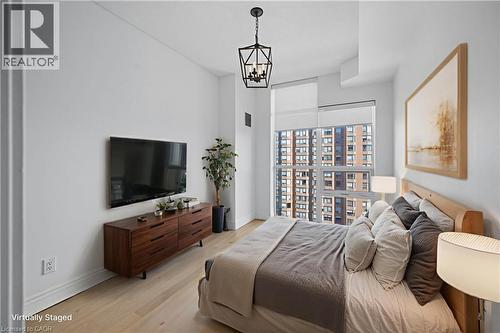 Virtually Staged Bedroom - 551 Maple Avenue Unit# 1407, Burlington, ON - Indoor