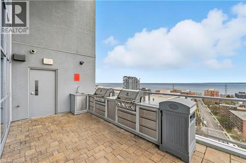 Amenities - BBQ area 20th floor - 551 Maple Avenue Unit# 1407, Burlington, ON - Outdoor With Body Of Water With Exterior
