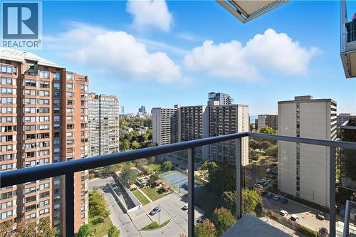 Unit Balcony View - 551 Maple Avenue Unit# 1407, Burlington, ON - Outdoor With Balcony With View