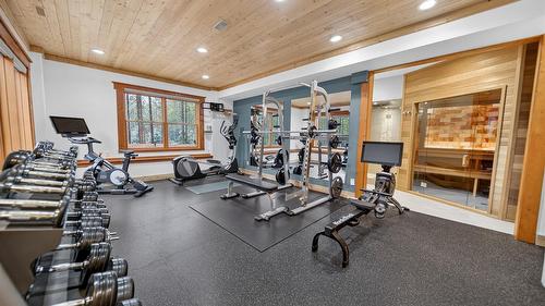 347 Forest Crowne Terrace, Kimberley, BC - Indoor Photo Showing Gym Room