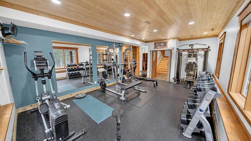 347 Forest Crowne Terrace, Kimberley, BC - Indoor Photo Showing Gym Room