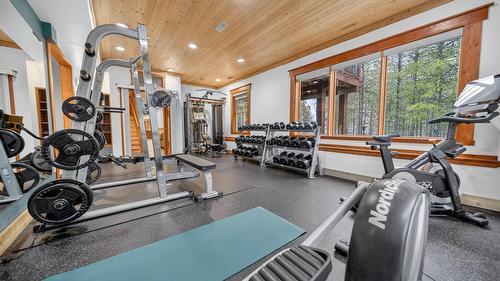 347 Forest Crowne Terrace, Kimberley, BC - Indoor Photo Showing Gym Room