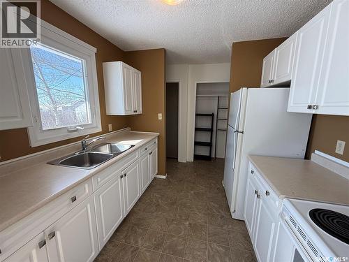 970 Larson Crescent, Eston, SK - Indoor Photo Showing Kitchen With Double Sink