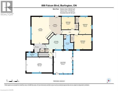 View of property floor plan - 890 Falcon Boulevard, Burlington, ON - Other