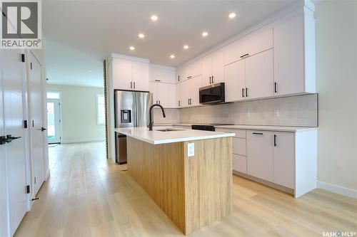 2475 Mcara Street, Regina, SK - Indoor Photo Showing Kitchen With Upgraded Kitchen