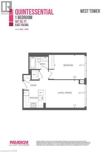 Floor Plan - 2081 Fairview Street Unit# 1402, Burlington, ON - Other