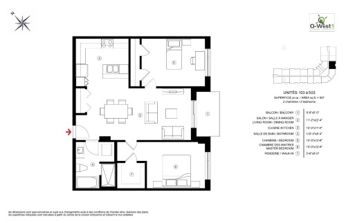 Plan (croquis) - 103-250 Boul. Hymus, Pointe-Claire, QC - Other