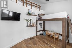 Loft above bunk bed-a child's perfect \"hideaway\". - 