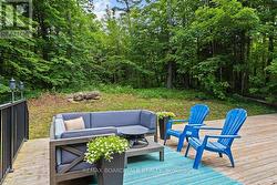 View of wooded area at the rear of the property. - 