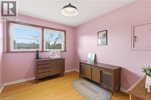 Office/bedroom featuring baseboards and light wood-style floors - 135 Burbank Road, Kitchener, ON - Indoor