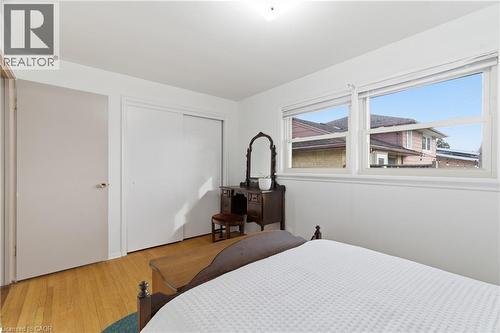 Bedroom featuring light wood finished floors and a closet - 135 Burbank Road, Kitchener, ON - Indoor Photo Showing Bedroom