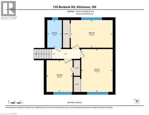 View of home floor plan - 135 Burbank Road, Kitchener, ON - Other