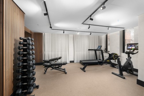 Exercise Room - 123-585 Av. Glengarry, Mont-Royal, QC - Indoor Photo Showing Gym Room