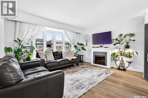 1365 Prince Crescent, Moose Jaw, SK - Indoor Photo Showing Living Room With Fireplace
