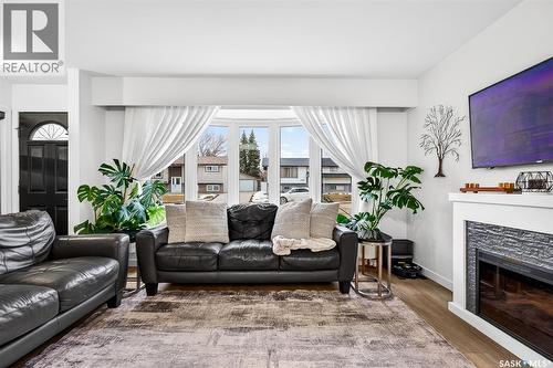 1365 Prince Crescent, Moose Jaw, SK - Indoor Photo Showing Living Room With Fireplace