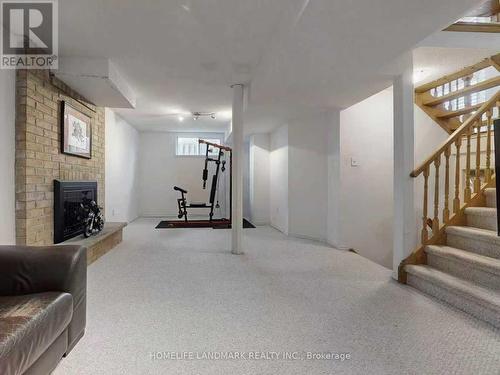 837 Apple Gate Court, Mississauga, ON - Indoor Photo Showing Other Room With Fireplace