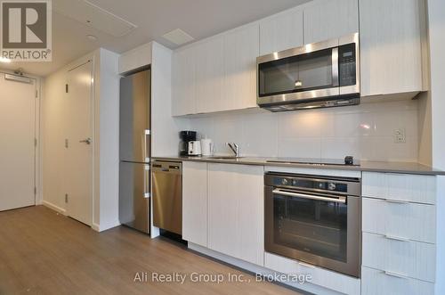 1602 - 105 Champagne Avenue S, Ottawa, ON - Indoor Photo Showing Kitchen With Stainless Steel Kitchen
