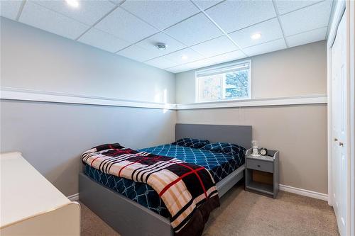 Bedroom 4 in basement - 28 Code Street, Winnipeg, MB - Indoor Photo Showing Bedroom