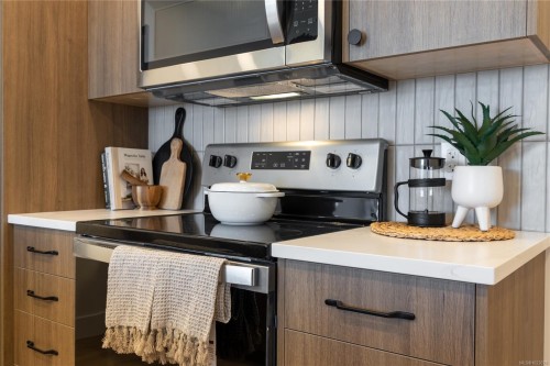 #102-201 Dogwood Dr, Ladysmith, BC - Indoor Photo Showing Kitchen