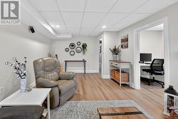 Family room looking toward office/den room - 