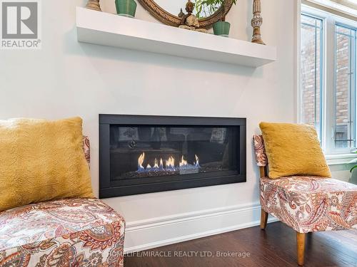 22 Longevity Road, Brampton, ON - Indoor Photo Showing Living Room With Fireplace