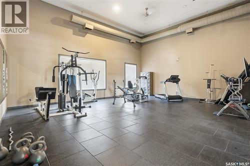 414 2101 Heseltine Road, Regina, SK - Indoor Photo Showing Gym Room