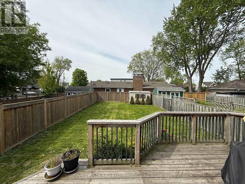 Backyard - 1034 Meredith Avenue, Mississauga, ON - Outdoor With Deck Patio Veranda With Backyard