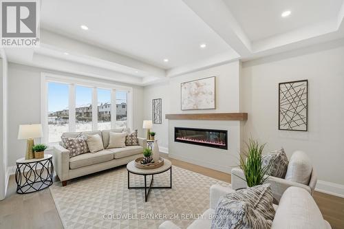 2038 Rudell Road, Clarington (Newcastle), ON - Indoor Photo Showing Living Room With Fireplace