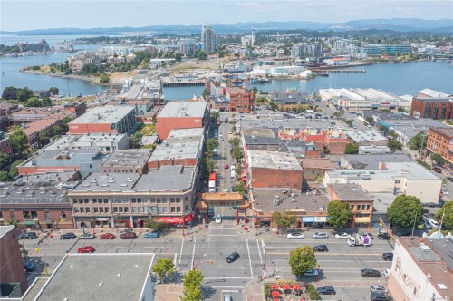 323-599 Pandora Ave, Victoria, BC - Outdoor With Body Of Water With View