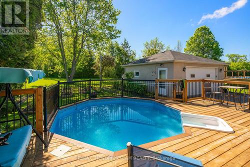 415 Riverside Drive, Welland (Broadway), ON - Outdoor With Above Ground Pool With Deck Patio Veranda With Exterior