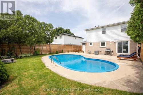 2594 Bromsgrove Road, Mississauga, ON - Outdoor With In Ground Pool With Deck Patio Veranda With Backyard