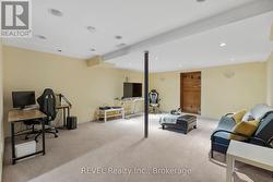 SPACIOUS BASEMENT RECREATION ROOM - 