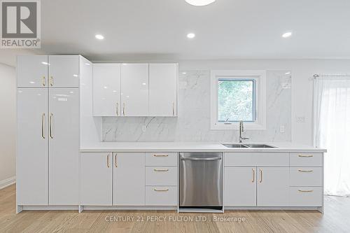 168 Ruggles Avenue, Richmond Hill, ON - Indoor Photo Showing Kitchen With Double Sink