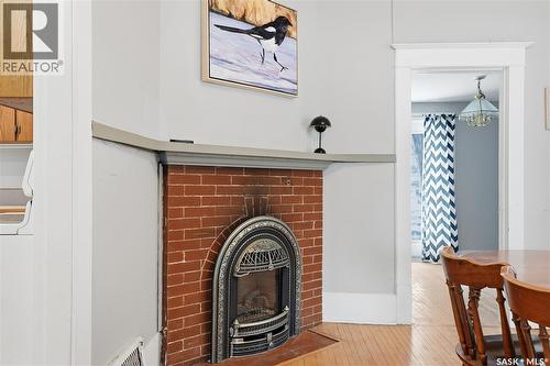 613 Dufferin Avenue, Saskatoon, SK - Indoor With Fireplace