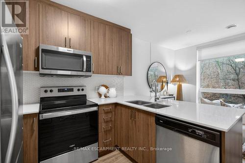 209 - 479 Charlton Avenue E, Hamilton, ON - Indoor Photo Showing Kitchen With Double Sink With Upgraded Kitchen