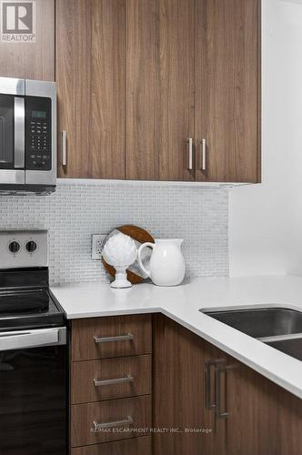 209 - 479 Charlton Avenue E, Hamilton, ON - Indoor Photo Showing Kitchen With Double Sink