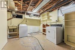 unfinished utility/laundry/storage - 