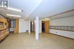 Good sized rec room with full height ceilings! - 